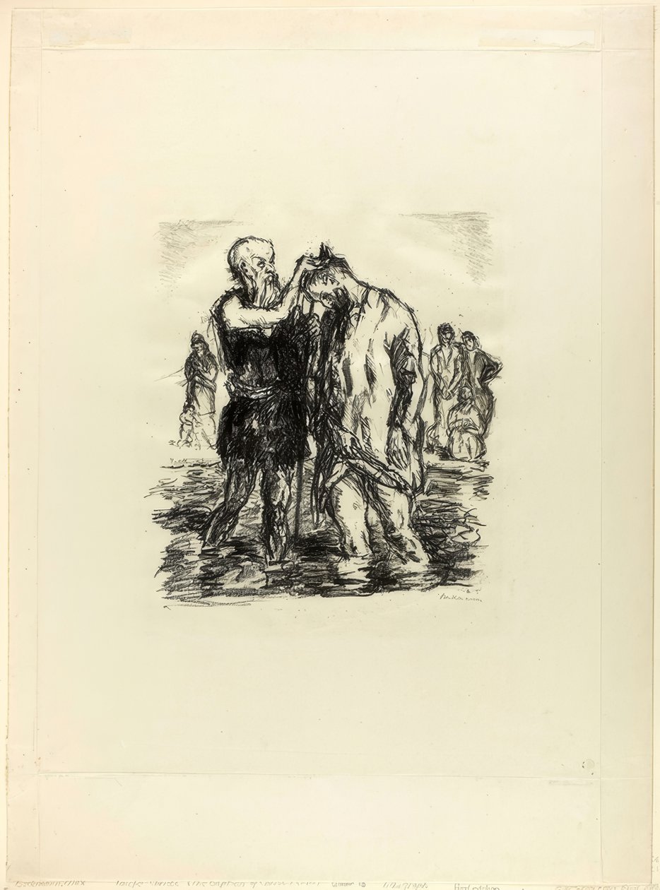 Kristuksen kaste tekijältä Max Beckmann