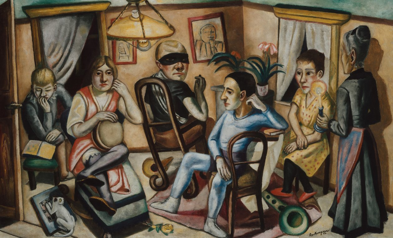 Ennen Naamioballia, 1922. tekijältä Max Beckmann