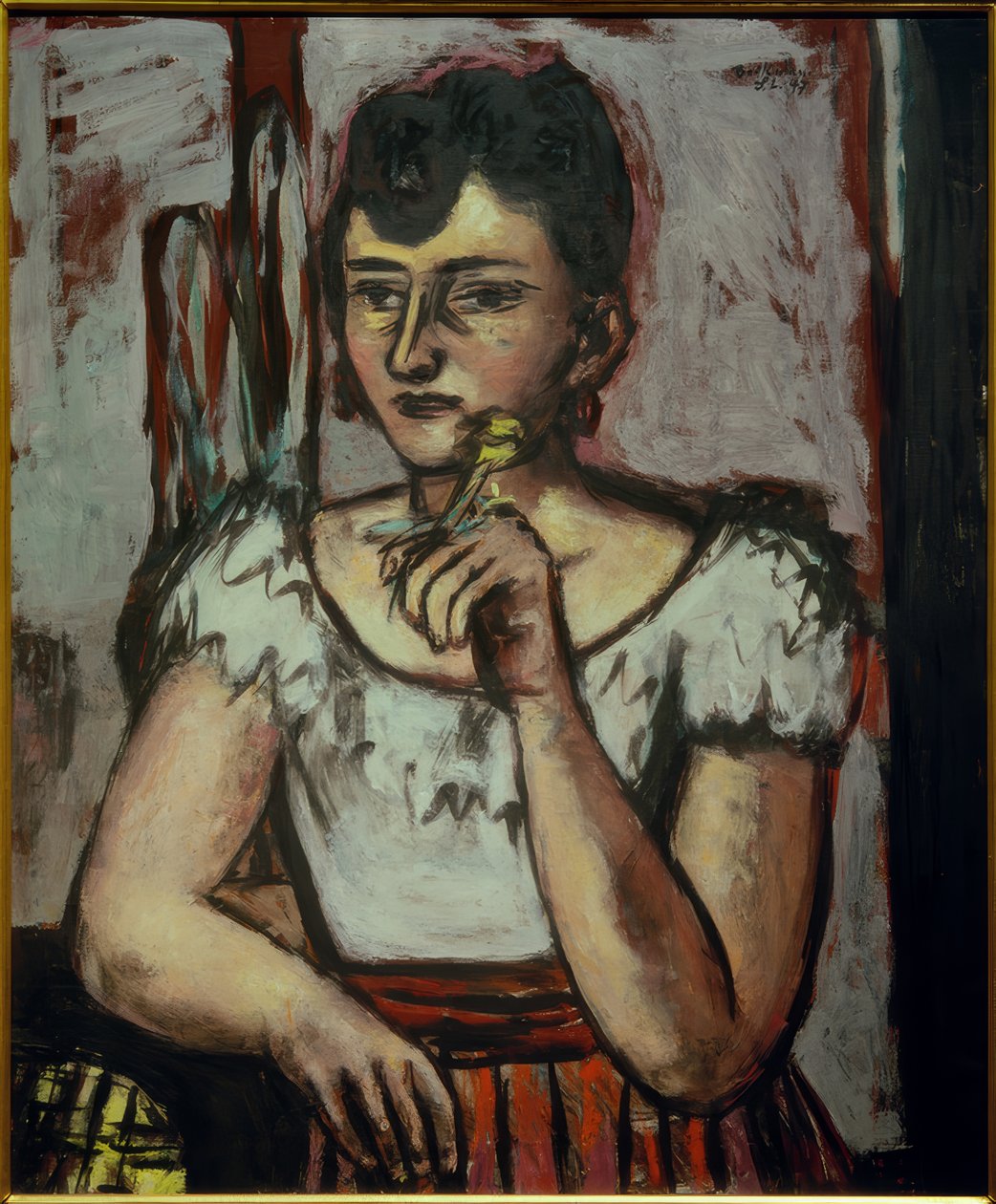 Euretta Rathbonen muotokuva tekijältä Max Beckmann