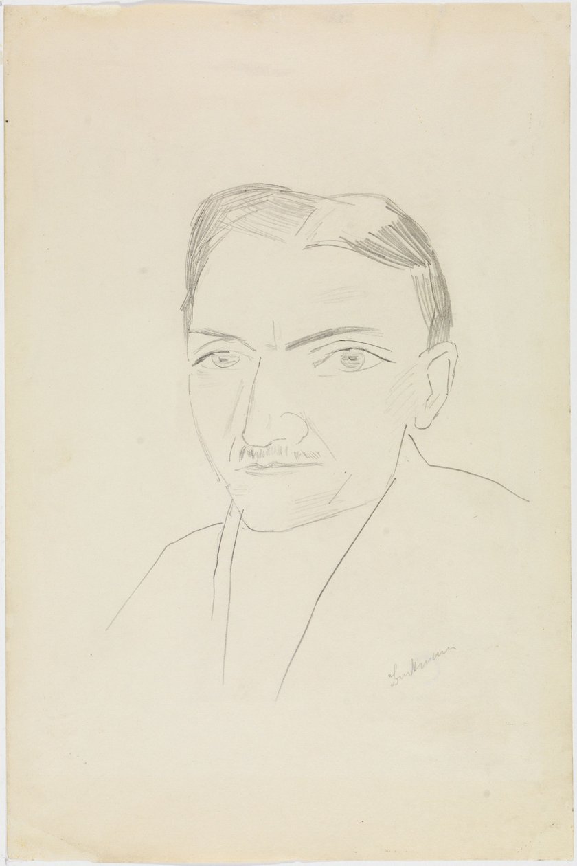 Fritz Wichertin muotokuva tekijältä Max Beckmann