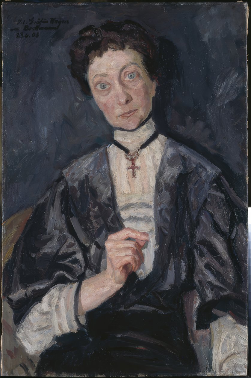 Kreivitär S. vom Hagenin muotokuva tekijältä Max Beckmann