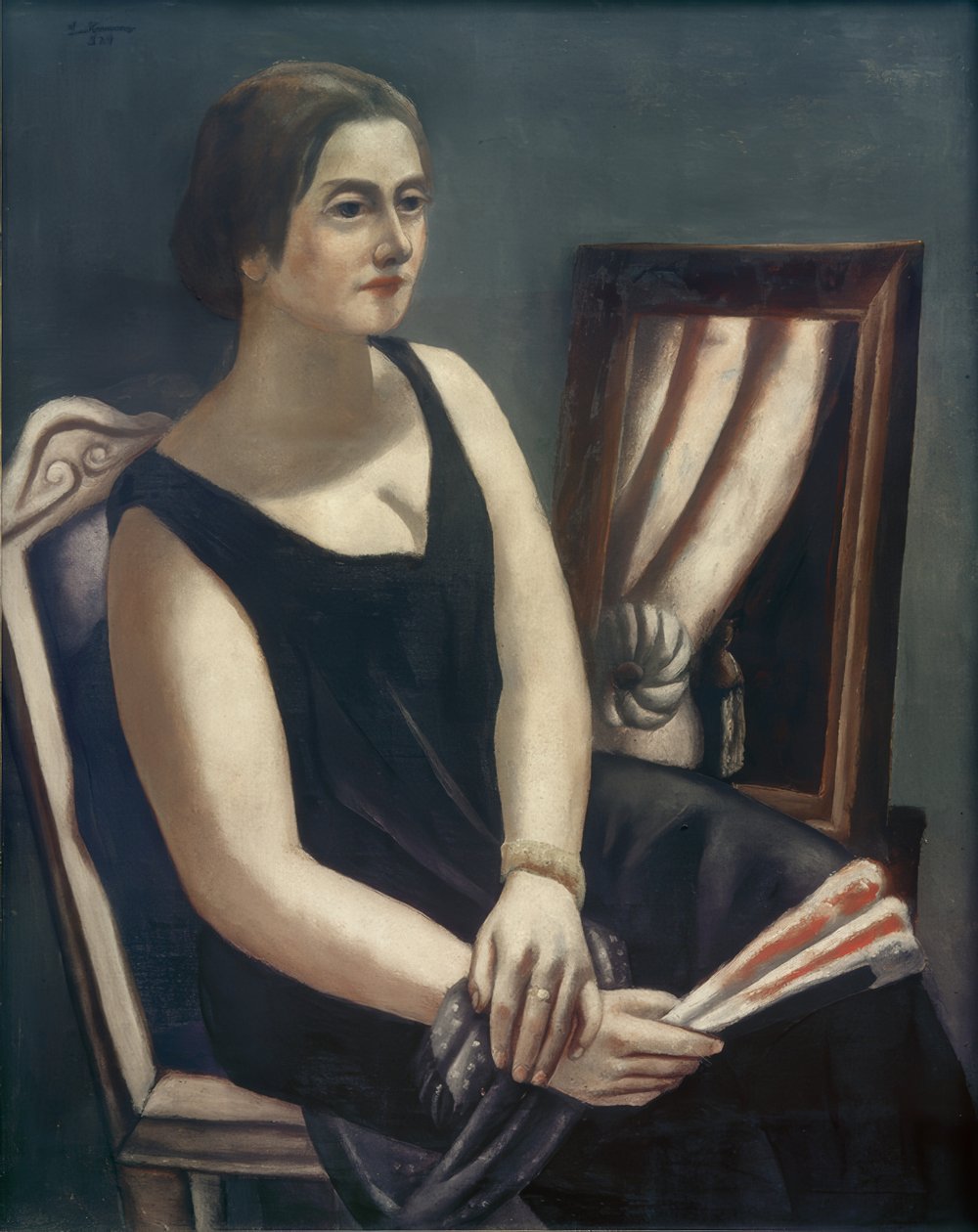 Muotokuva Minna Beckmann-Tubesta tekijältä Max Beckmann