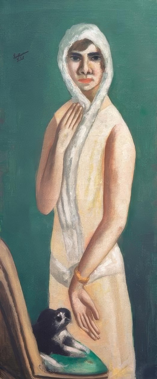 Quappi Beckmannin muotokuva tekijältä Max Beckmann