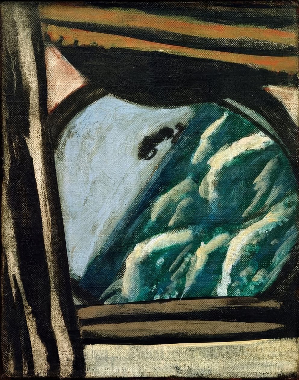 Näkymä aluksen luukusta tekijältä Max Beckmann