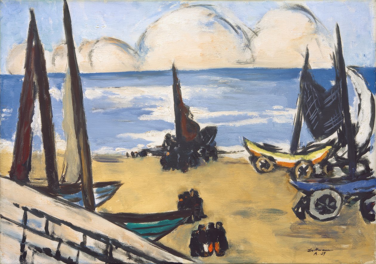 Veneitä rannalla tekijältä Max Beckmann