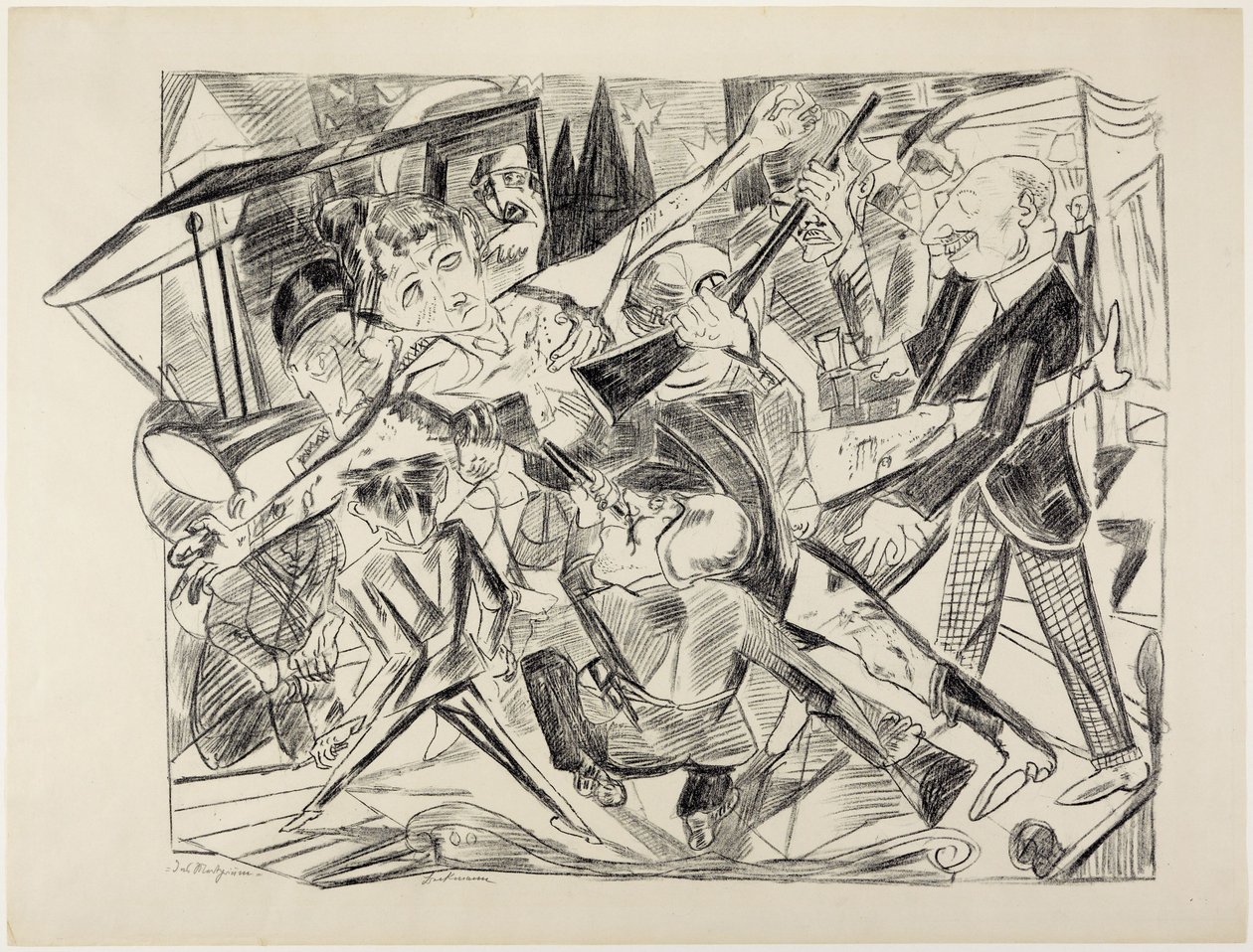 Marttyyrikuolema tekijältä Max Beckmann