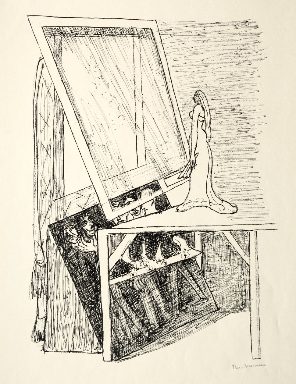 Päivä ja unelma: Magic Mirror tekijältä Max Beckmann