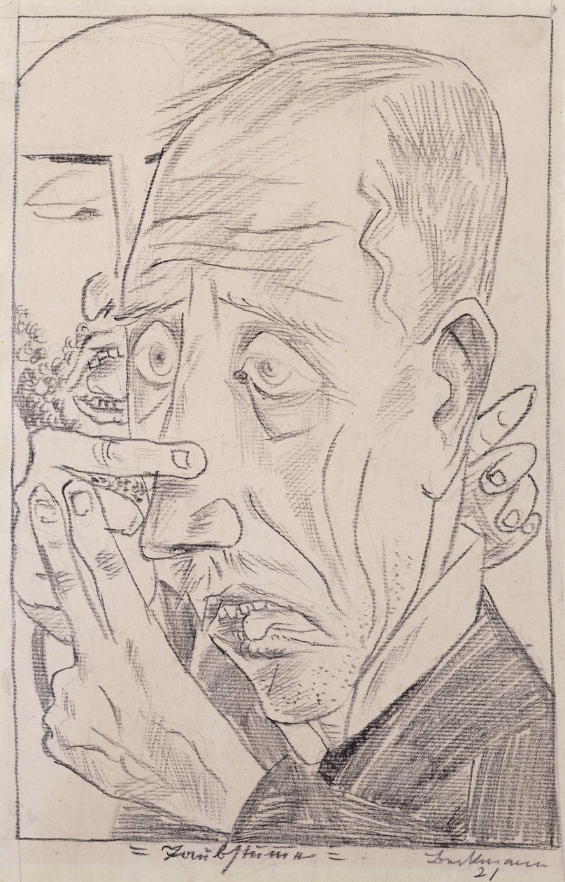 kuuromykkä; Taubstumme tekijältä Max Beckmann