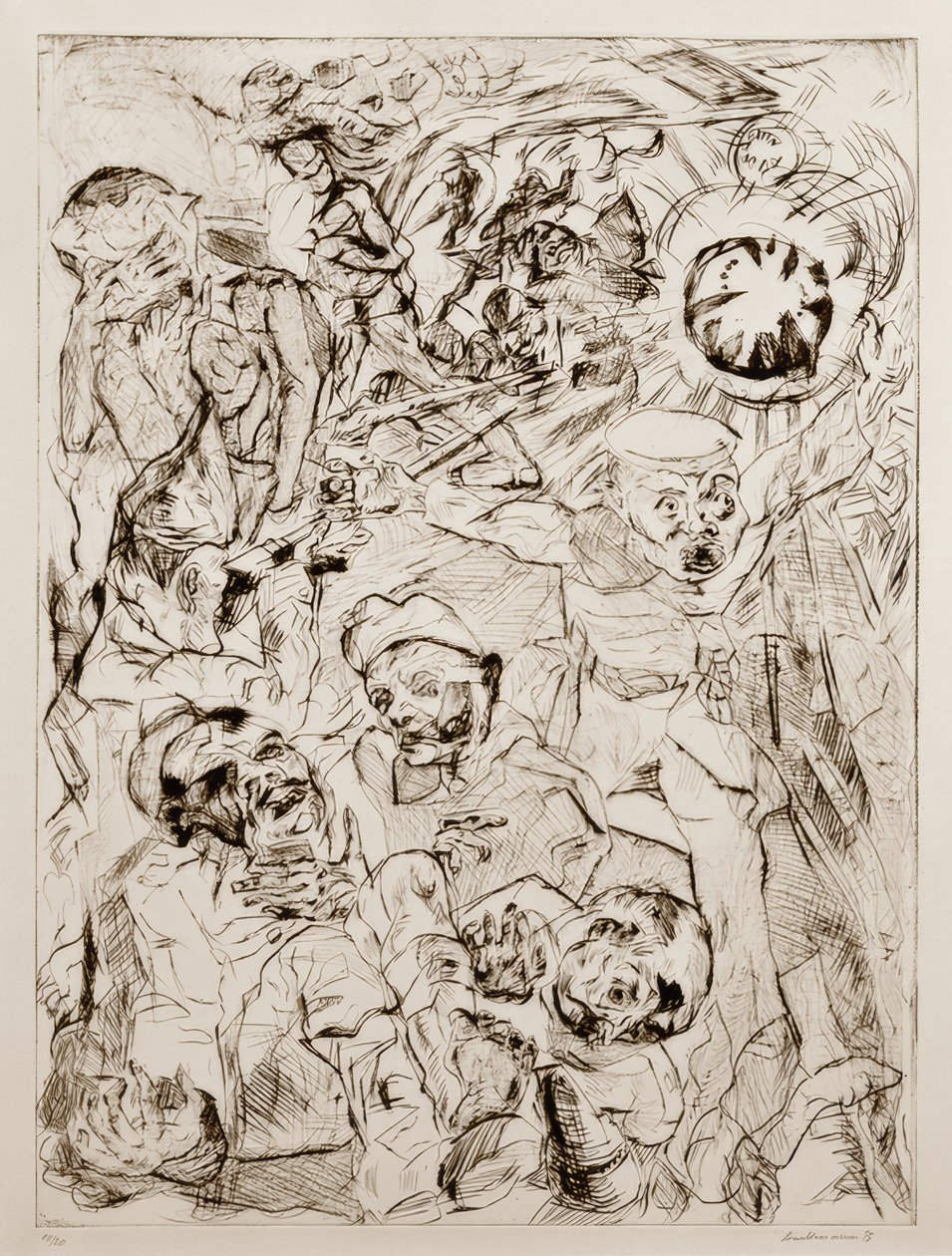 Kranaatti tekijältä Max Beckmann