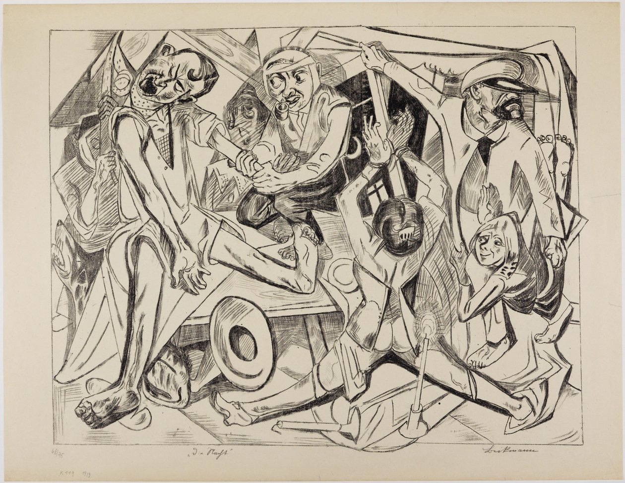 Yö tekijältä Max Beckmann