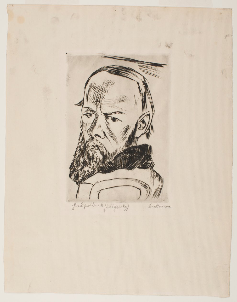 Dostojevski II tekijältä Max Beckmann