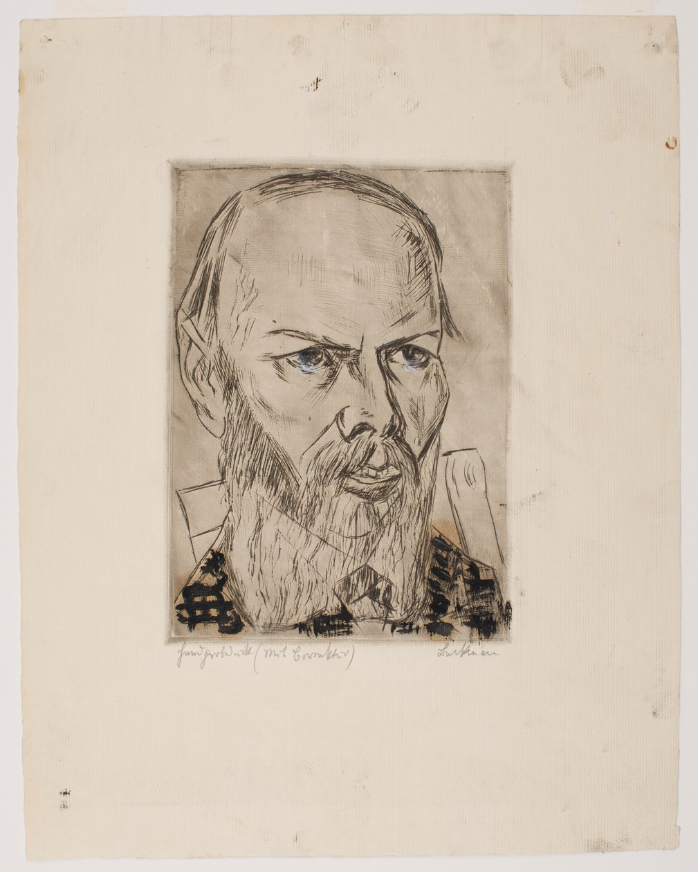 Dostojevski I tekijältä Max Beckmann