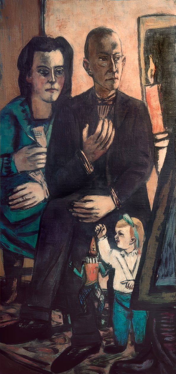 Perhekuva Lütjens tekijältä Max Beckmann