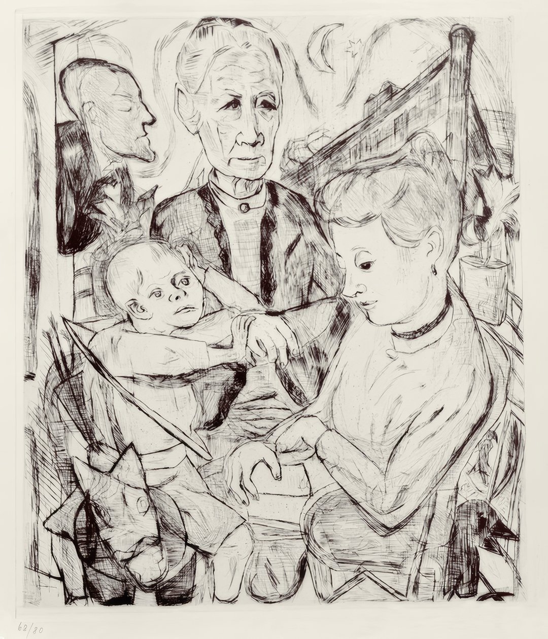 Perhekohtaus tekijältä Max Beckmann