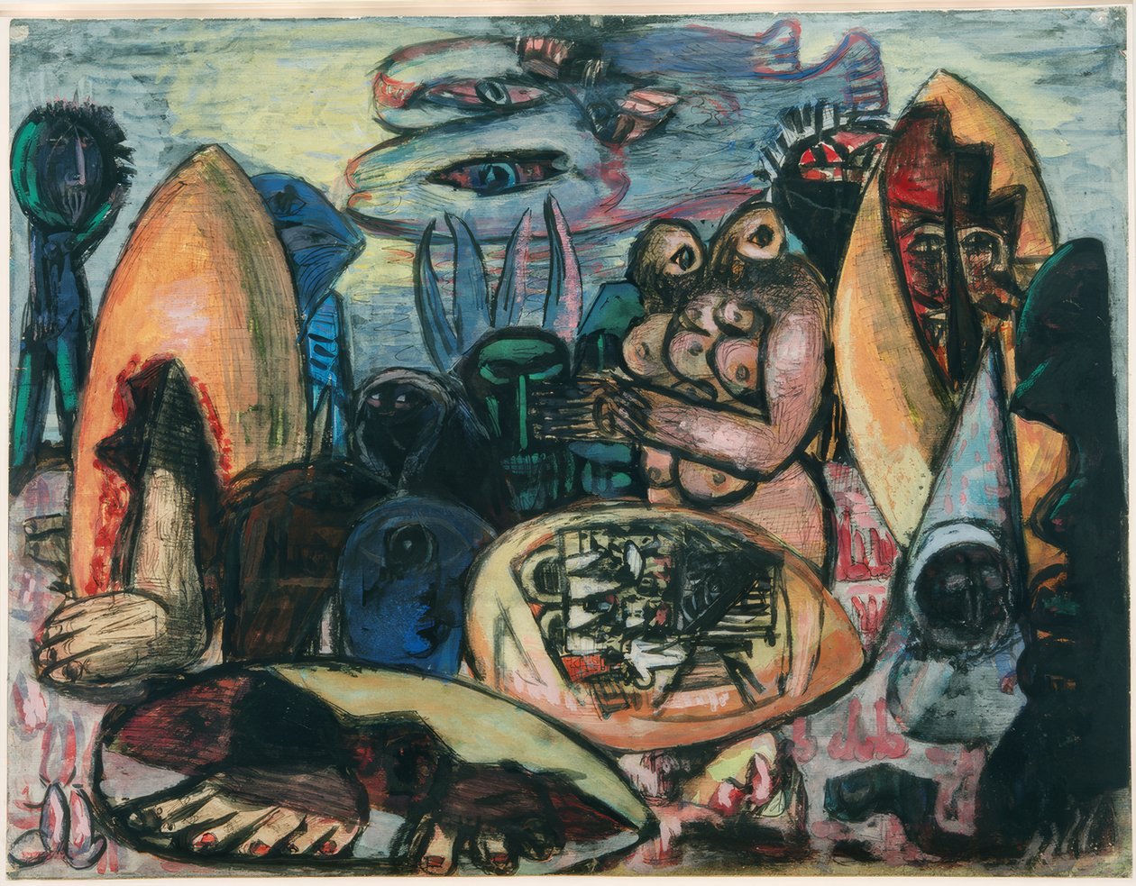 Varhaiset ihmiset tekijältä Max Beckmann