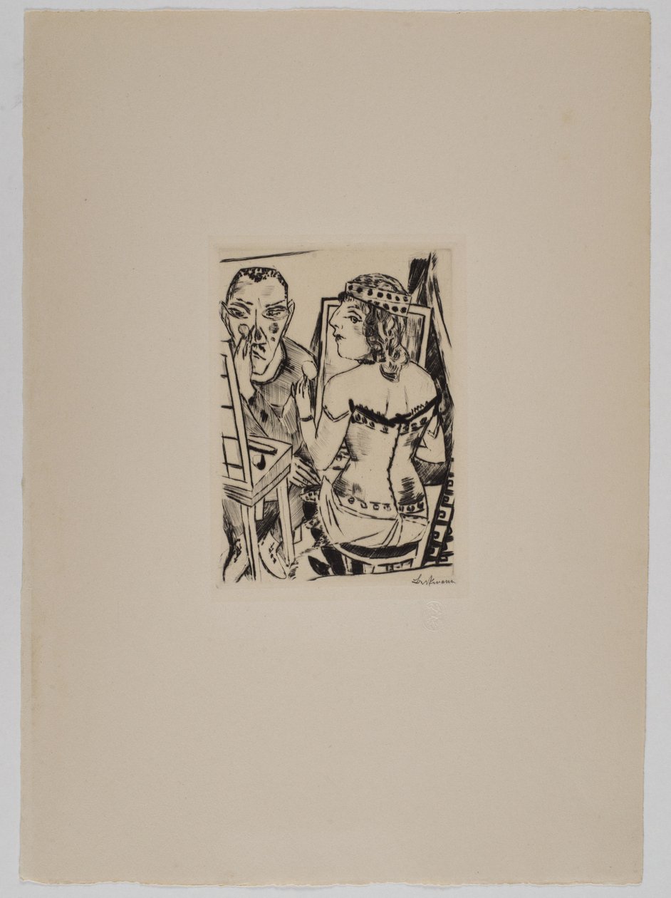 Pukuhuone tekijältä Max Beckmann