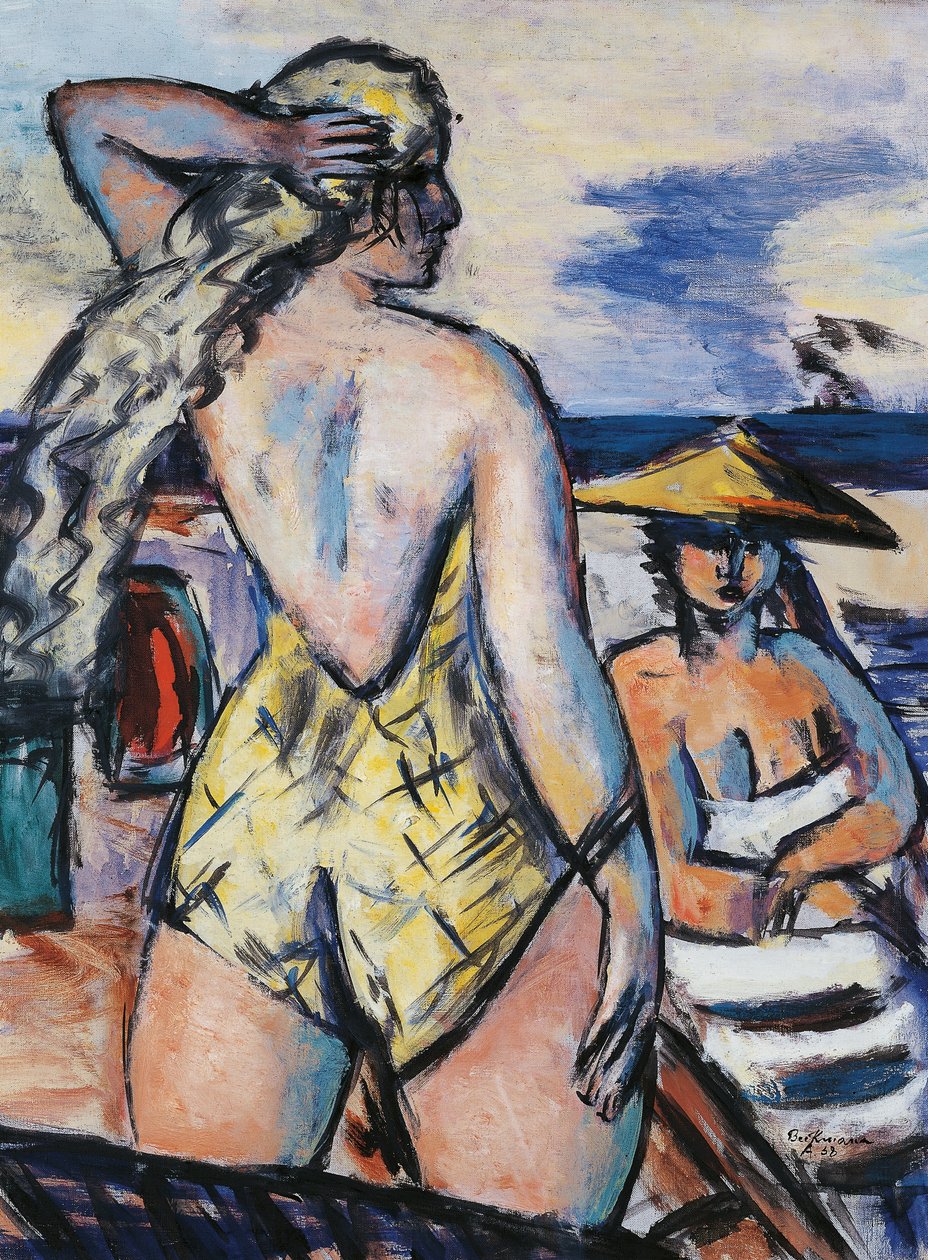Tytöt meren rannalla tekijältä Max Beckmann
