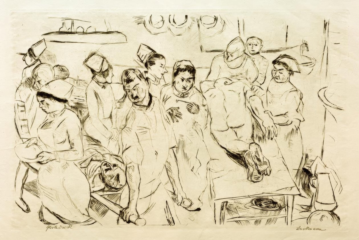 Pääoperaatio tekijältä Max Beckmann