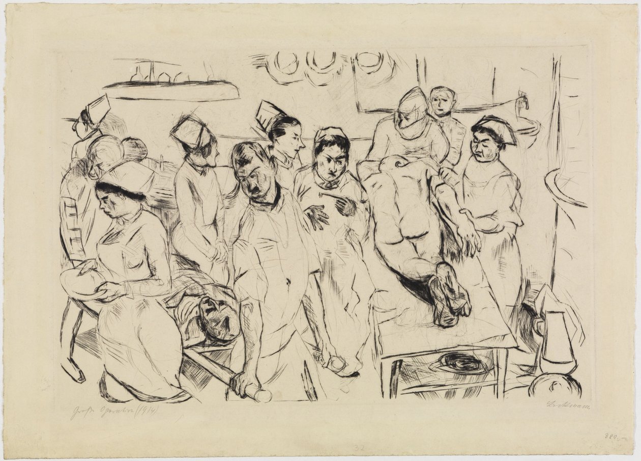 Suuri leikkaus tekijältä Max Beckmann