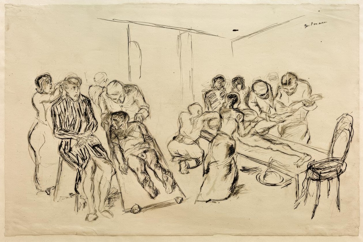 Suuri leikkaussali tekijältä Max Beckmann