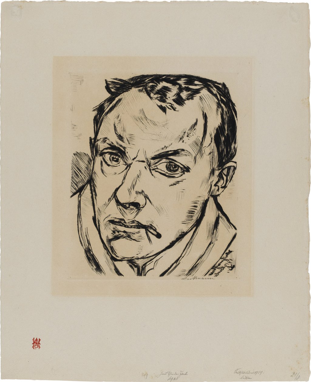 Suuri omakuva tekijältä Max Beckmann
