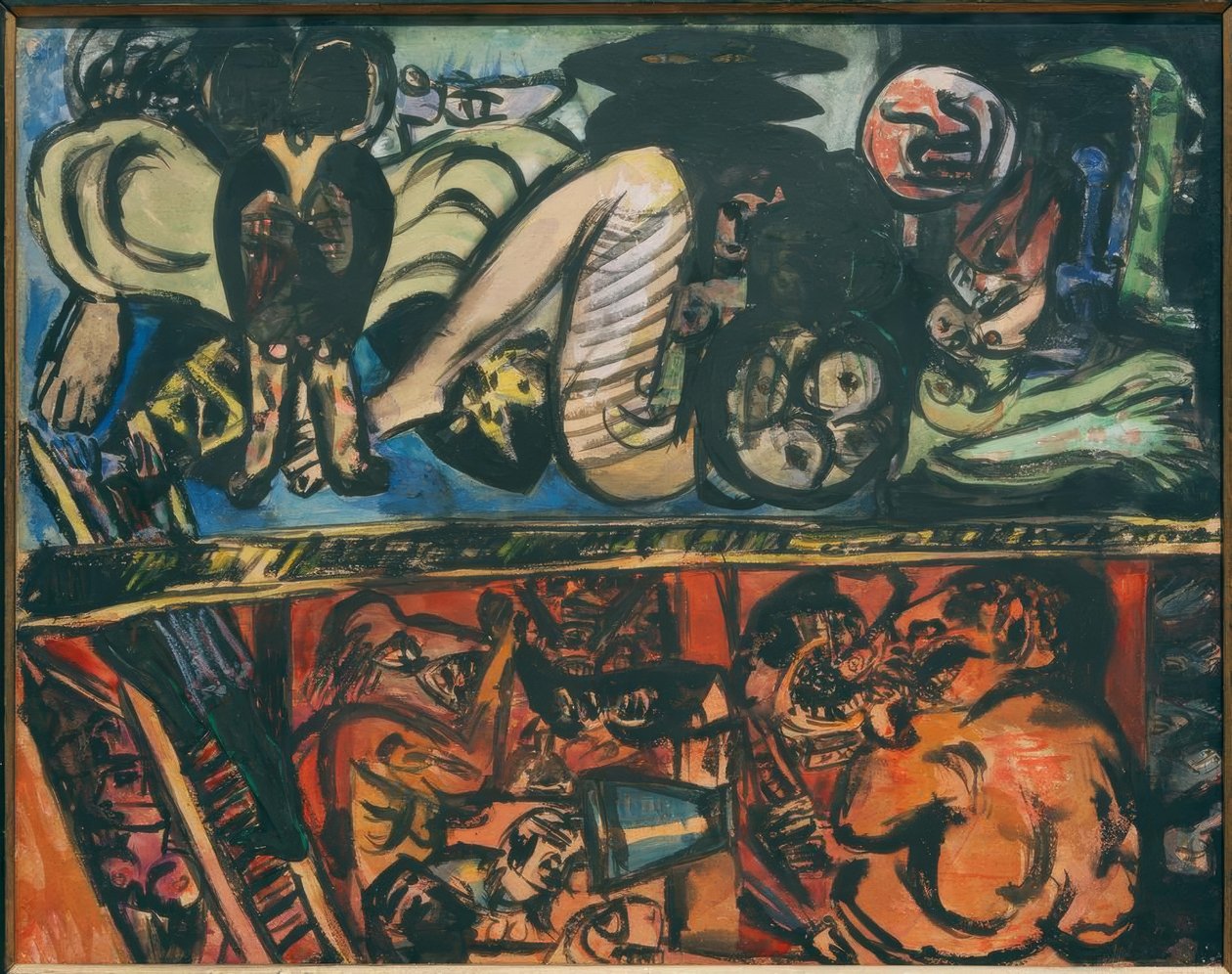 Helvetti ja Limbo tekijältä Max Beckmann