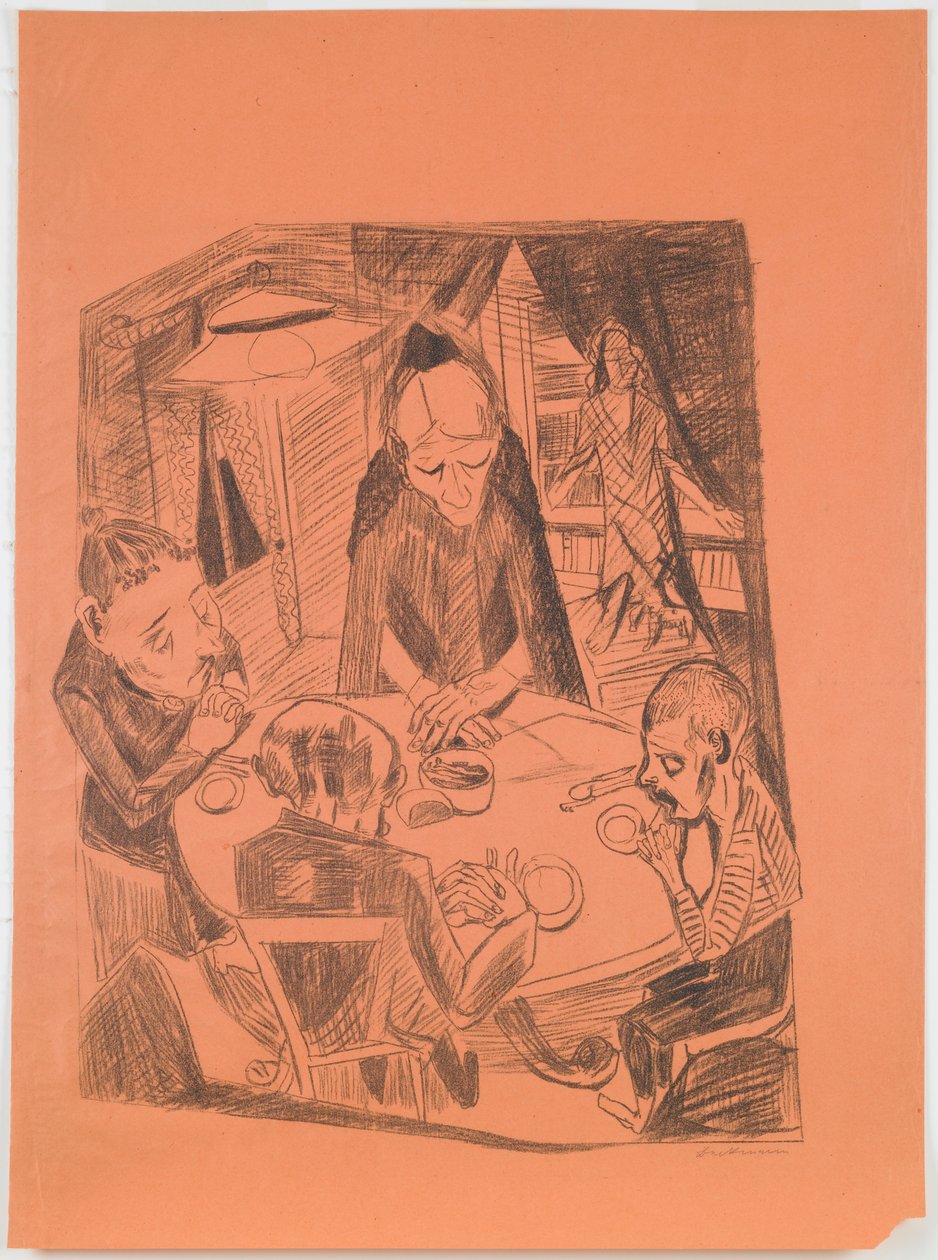Hunger, Platte 5 aus dem Portfolio „Hölle“ tekijältä Max Beckmann