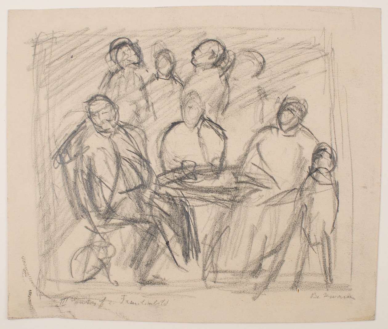 III [Kolmas] Perhekuvan luonnos tekijältä Max Beckmann