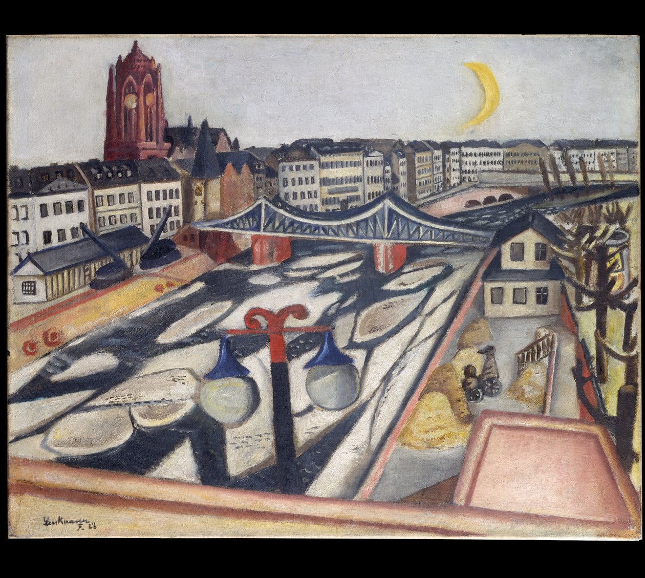 Jäätä joella tekijältä Max Beckmann