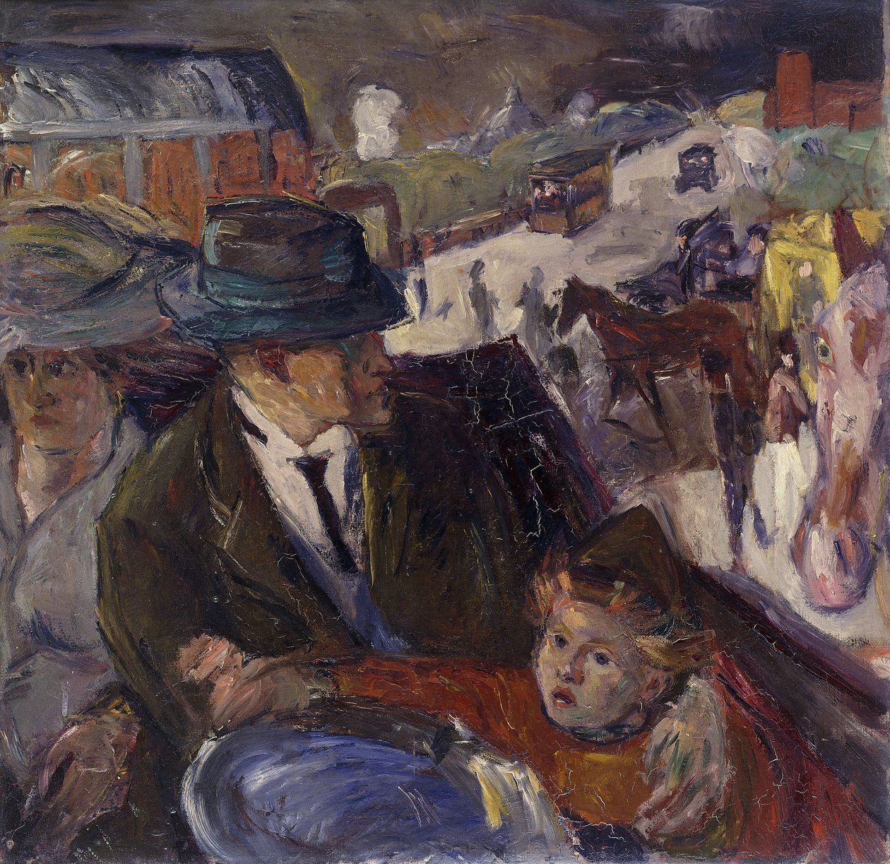 Autossa; Olen Auto tekijältä Max Beckmann