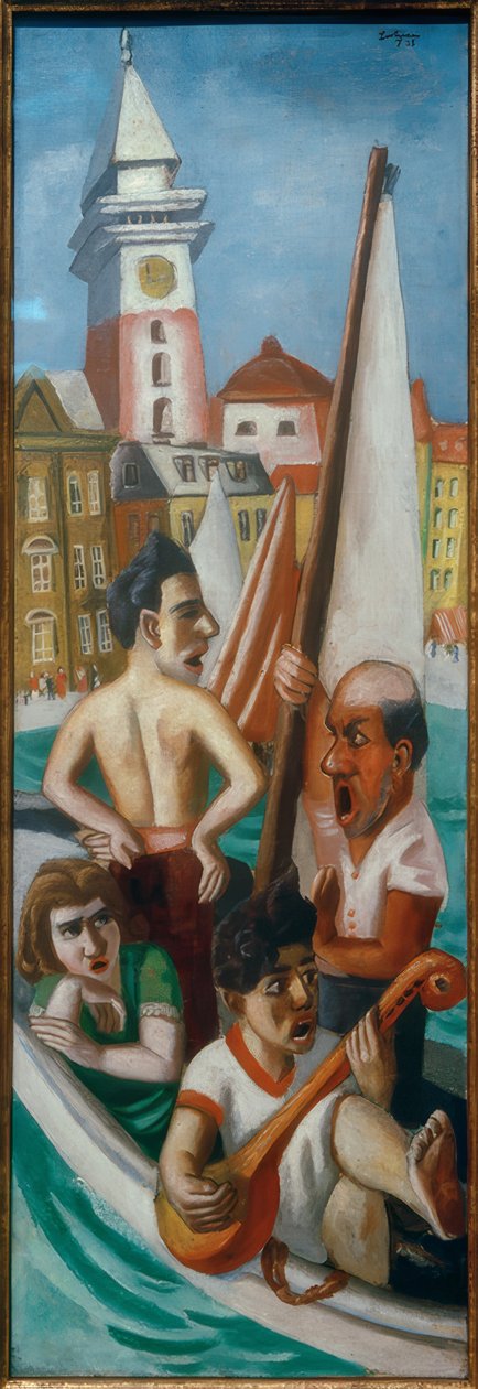 Italialaista fantasiaa tekijältä Max Beckmann