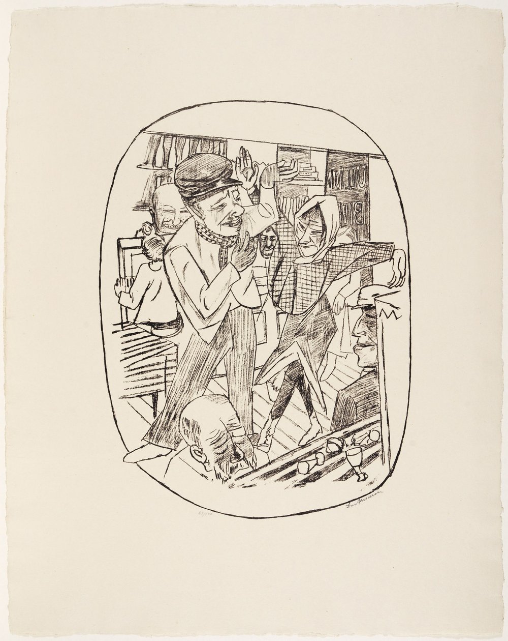 Halpa pubi tekijältä Max Beckmann