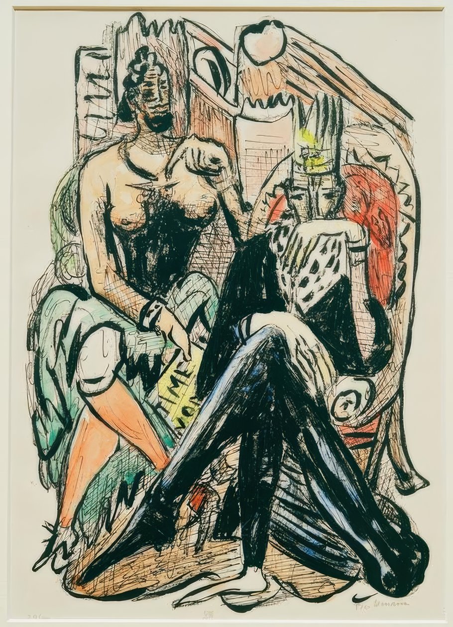 Kuningas ja demagogi tekijältä Max Beckmann