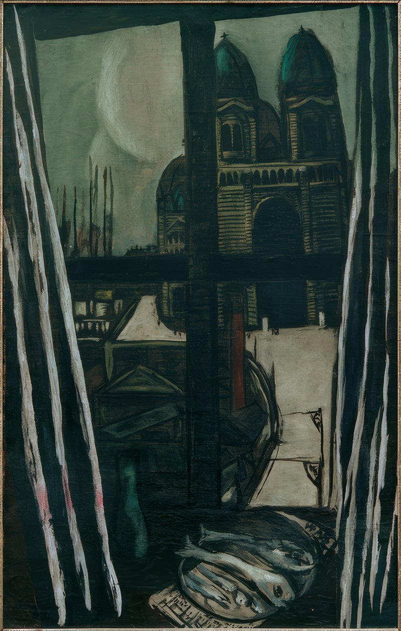 kirkko Marseillessa tekijältä Max Beckmann
