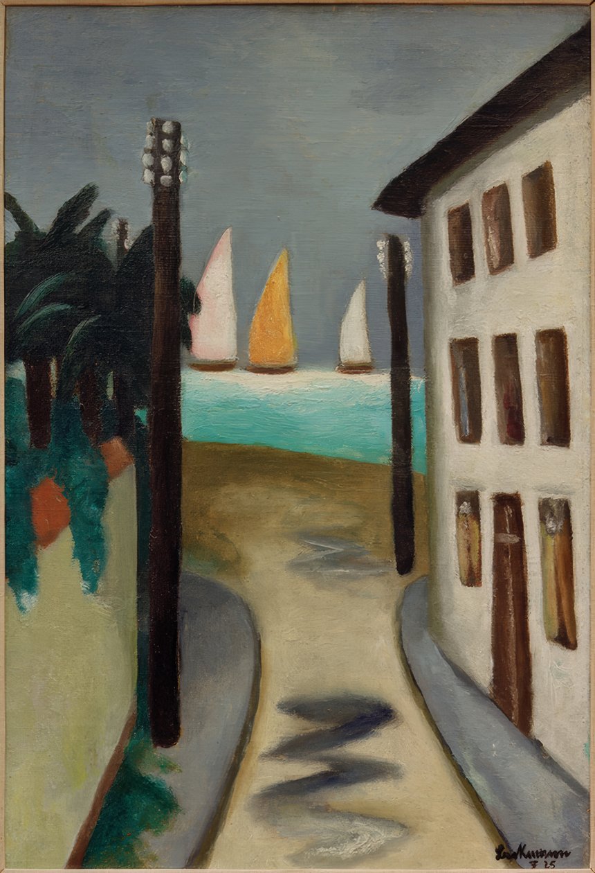 Pieni maisema. Viareggio tekijältä Max Beckmann