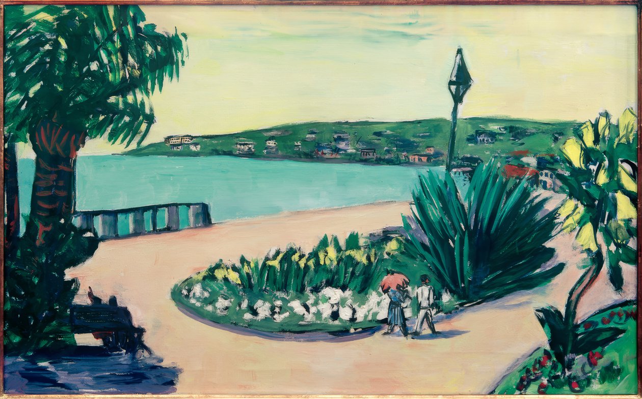 Pieni italialainen maisema tekijältä Max Beckmann