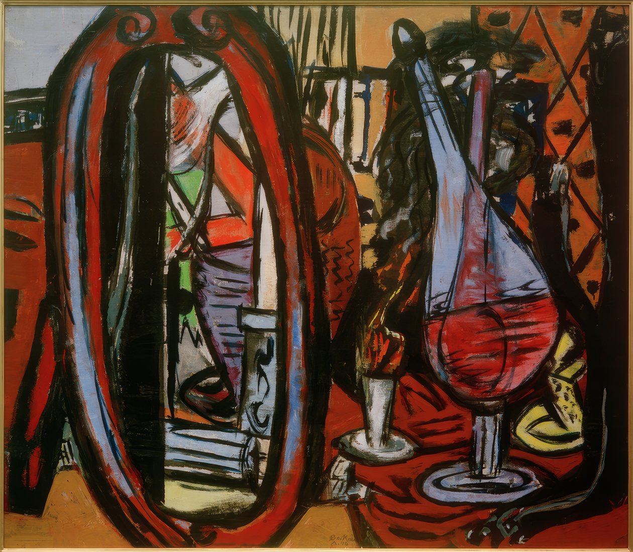 Laboratoriotestihuone tekijältä Max Beckmann