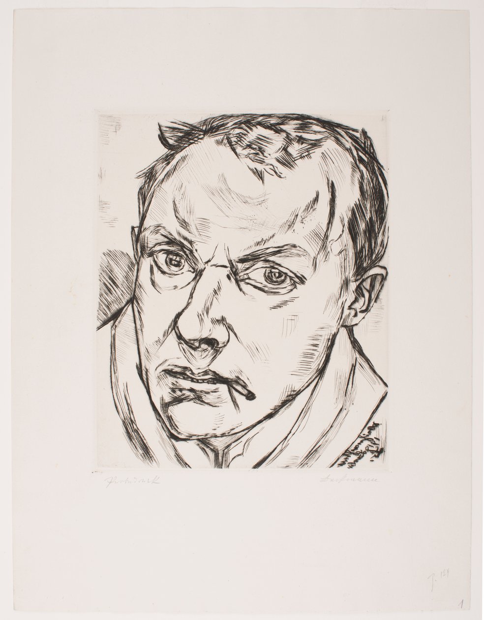 Suuri omakuva tekijältä Max Beckmann