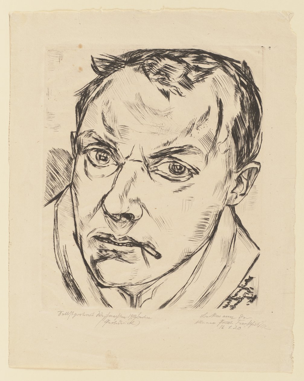 Suuri omakuva tekijältä Max Beckmann