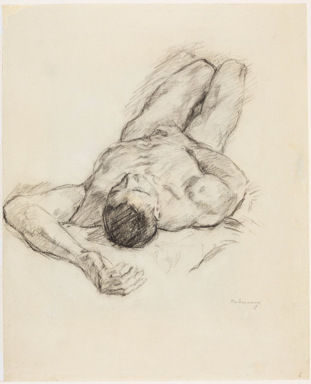 Makaava miesakti tekijältä Max Beckmann