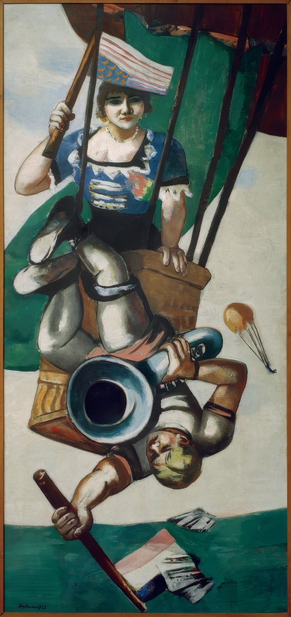 Aerialistit tekijältä Max Beckmann