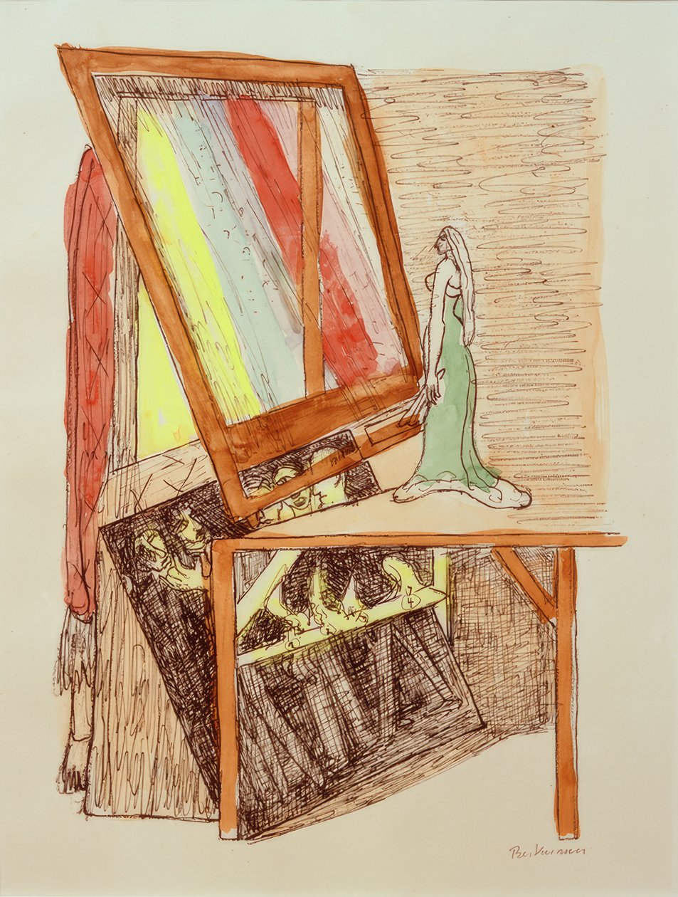 MAGIC MIRROR (Taikapeili) tekijältä Max Beckmann