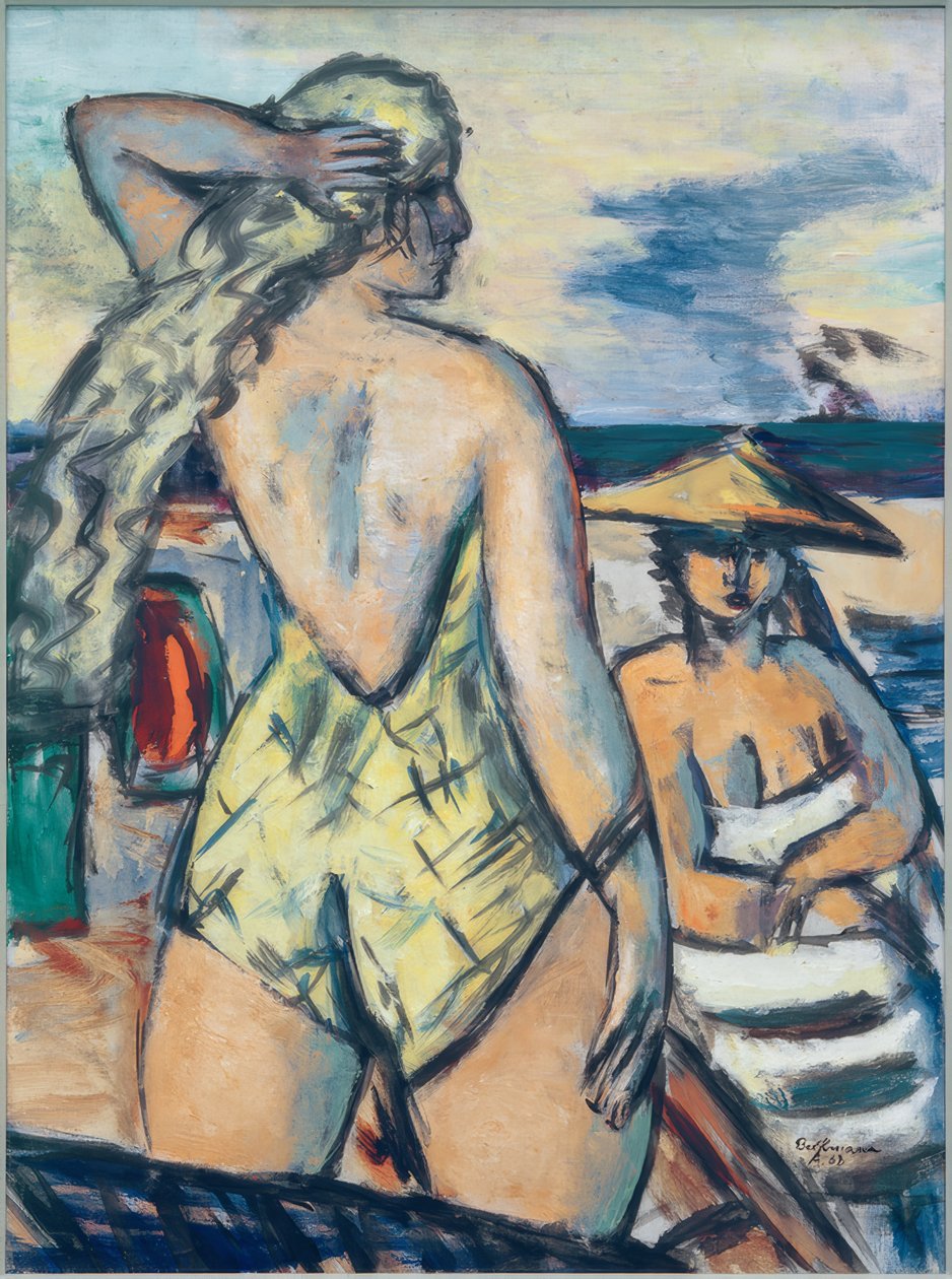 Tyttö meren rannalla tekijältä Max Beckmann