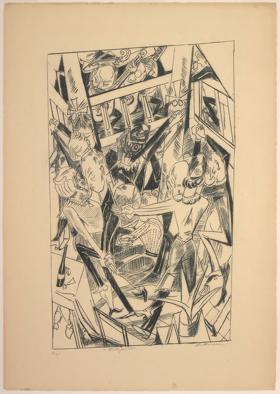 Malepartus, Die Höllen levy kahdeksan tekijältä Max Beckmann
