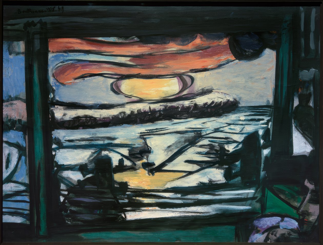 Huomenna Mississippillä tekijältä Max Beckmann