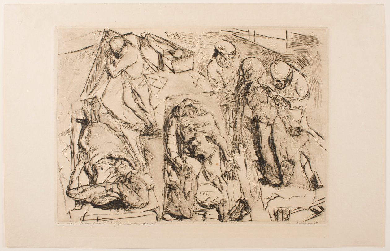 ruumishuone tekijältä Max Beckmann