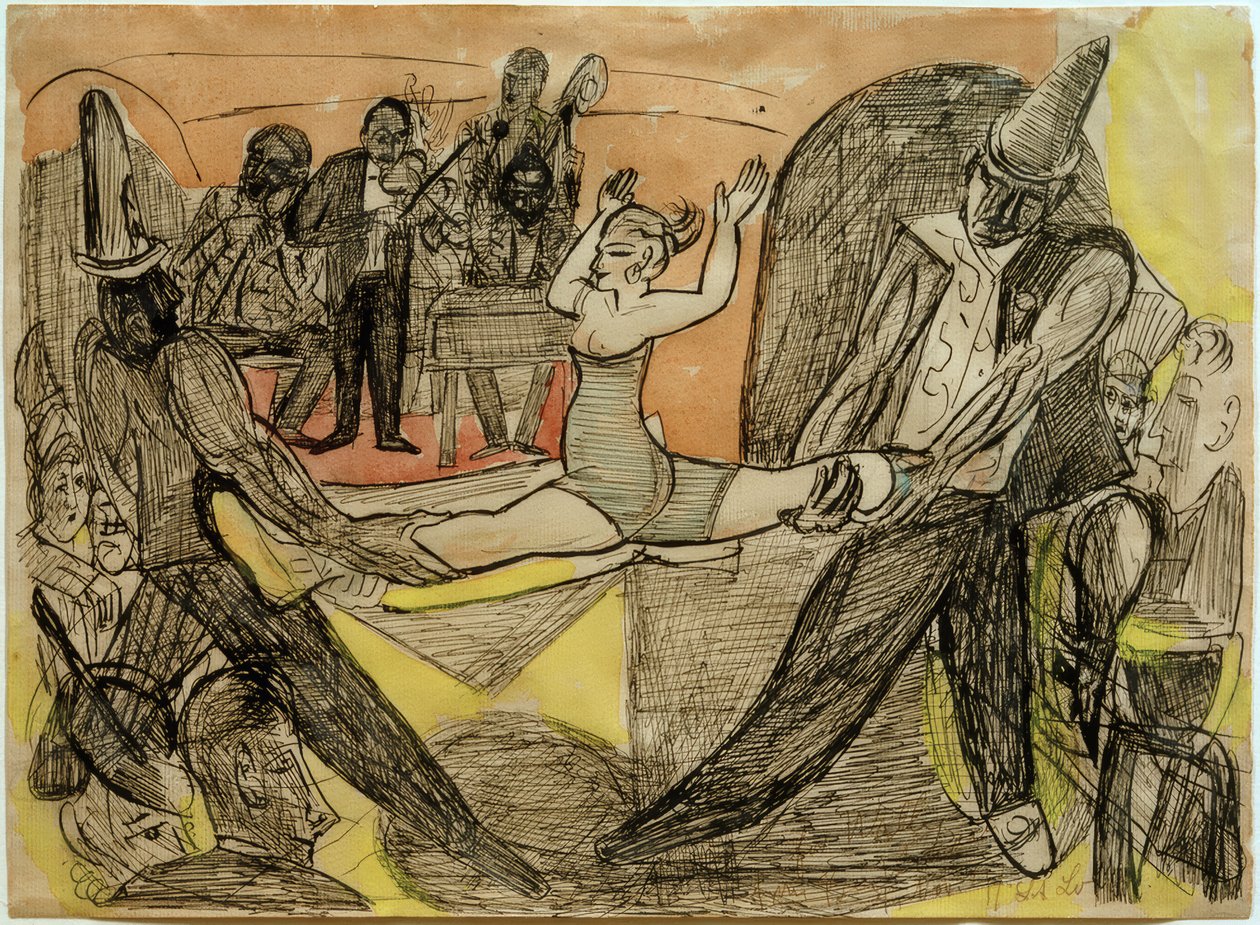 New Yorkin yökerho tekijältä Max Beckmann