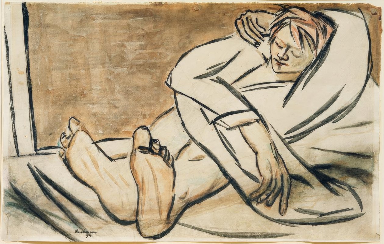 Peter, joka valehtelee tekijältä Max Beckmann