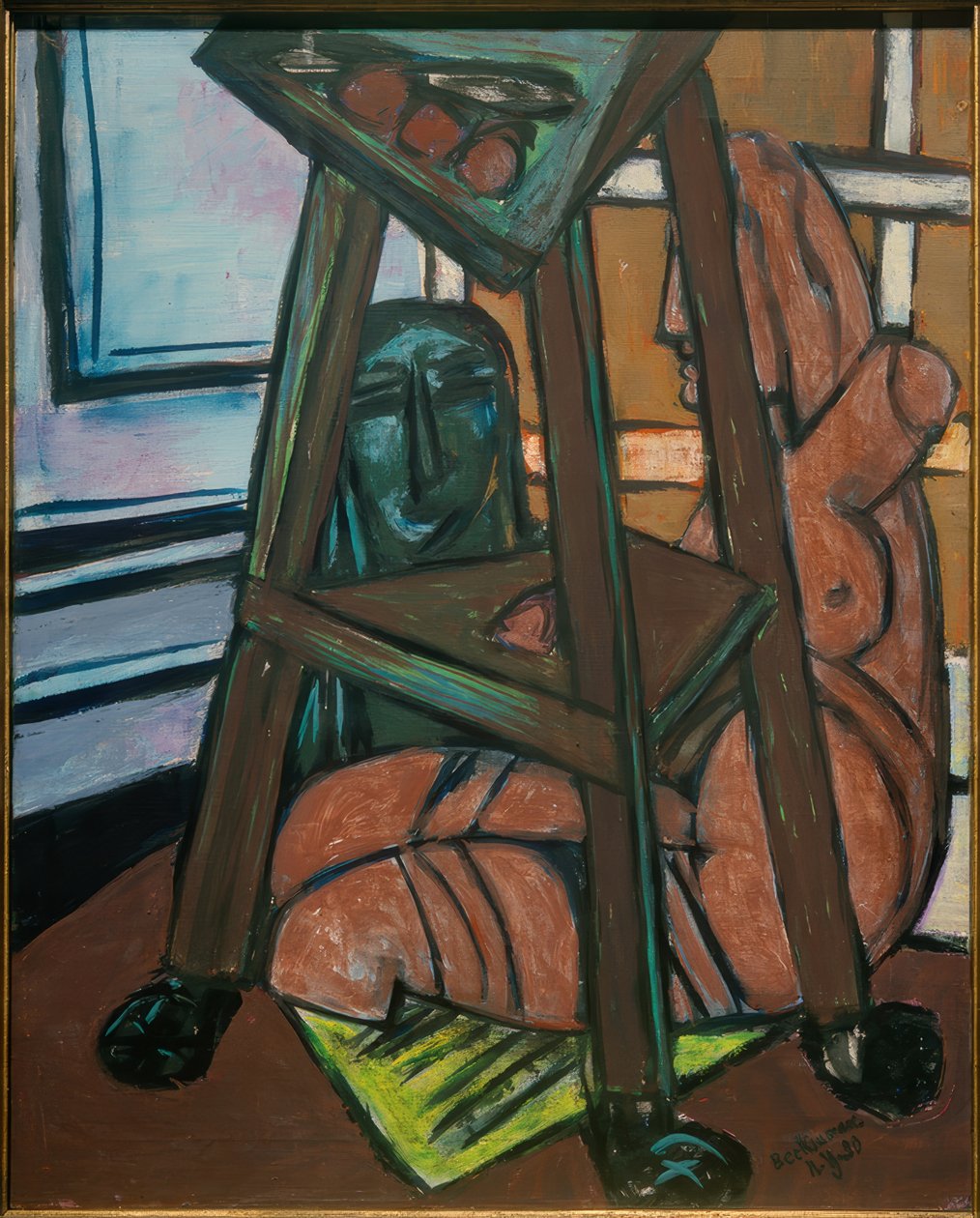 Muovistudio (studionurkkaus) tekijältä Max Beckmann