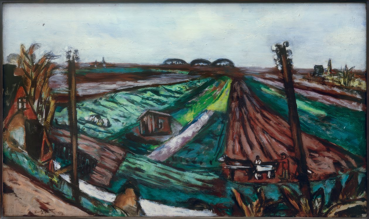 Polderimaisema Hembrugilla tekijältä Max Beckmann